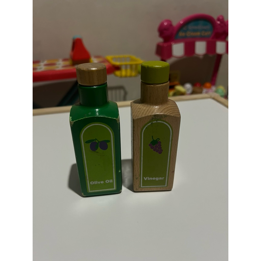 (PRELOVED) botol mainan kayu anak