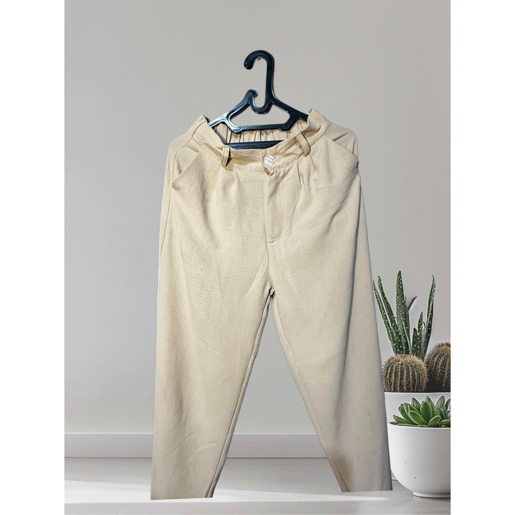 Celana Panjang Cream