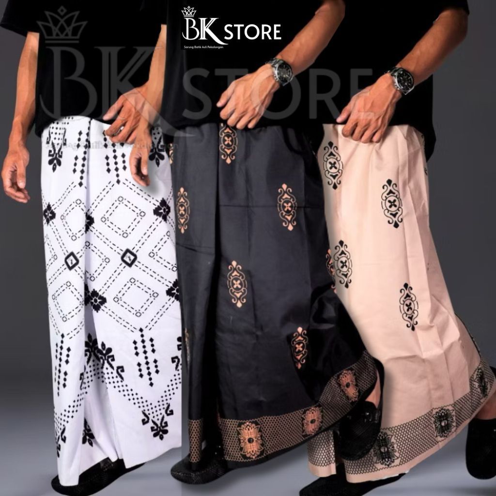 Sarung Instan Pria Dewasa Sarung Celana Batik Pria Dewasa Sarung Rok Praktis, Karet Pinggang Elastis
