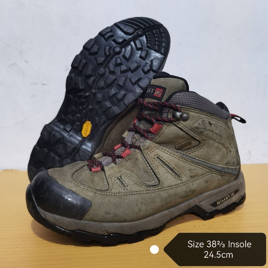 Sepatu Hiking MILLET GORE-TEX MID VIBRAM 38.5