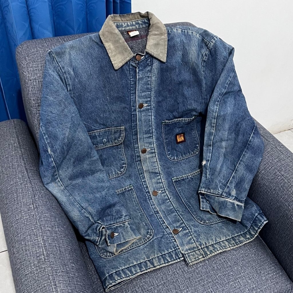 Big Ben Wrangler Denim Jeans Chore Jacket
