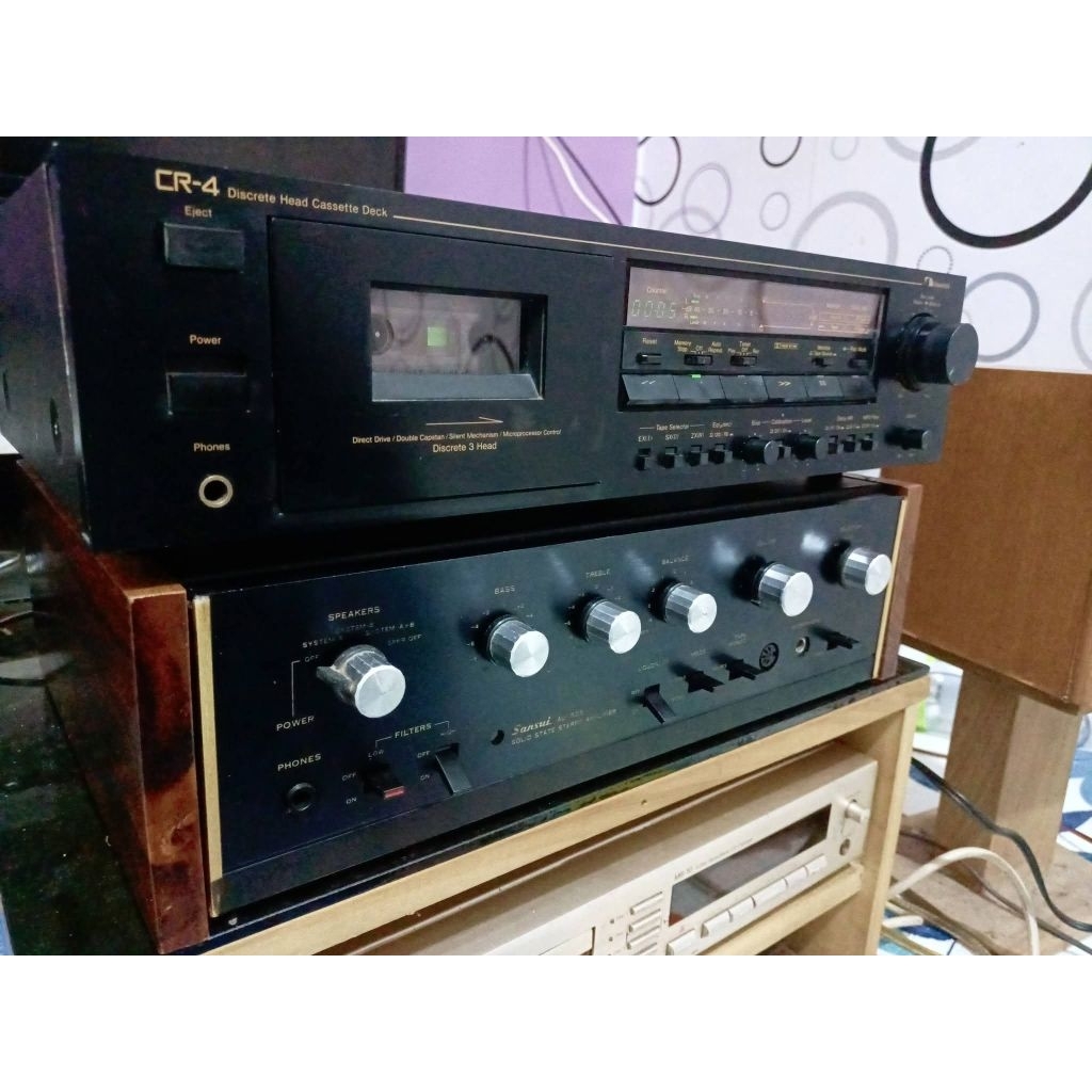 Di jual tape deck Nakamichi CR-4 head ORIGINAL normal layak pakai barang simpanan