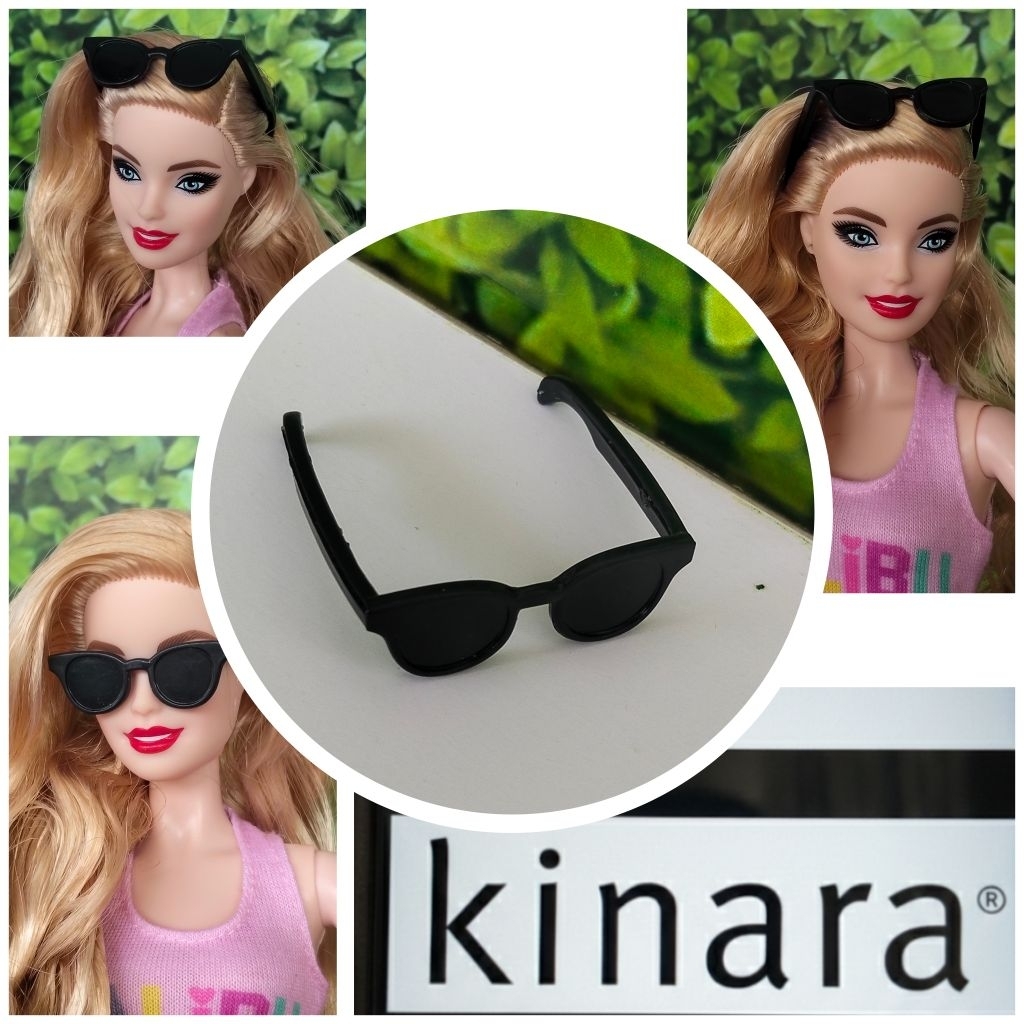 Preloved Kacamata Hitam Pekat Barbie Doll