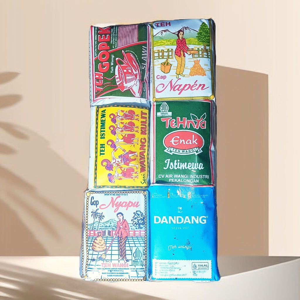 teh racik solo 6 merk teh gopek teh napen teh wayang teh enak teh nyapu teh dandang wangi sepet kent