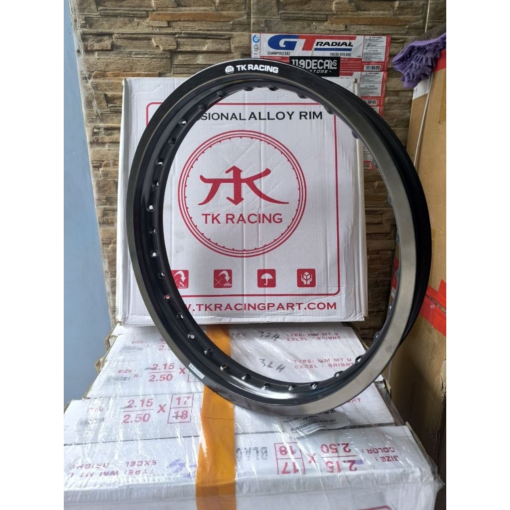 CUCI GUDANG VELG PELEK TK RACING 215 X 18 HOLE LUBANG JARI2 32 UNTUK TROMOL BELAKANG CRF ATAU DIABLO