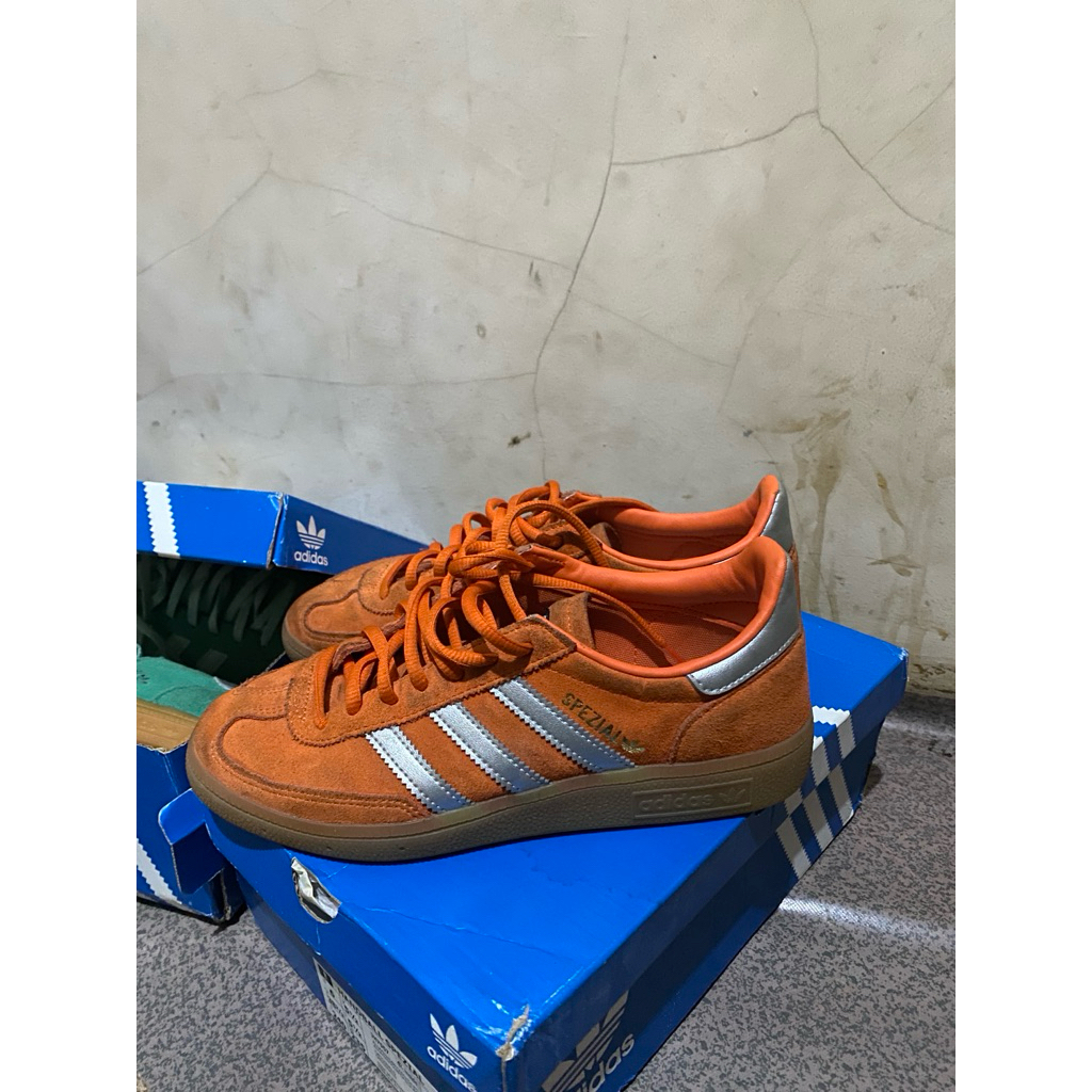 Adidas Spezial Orange Silver