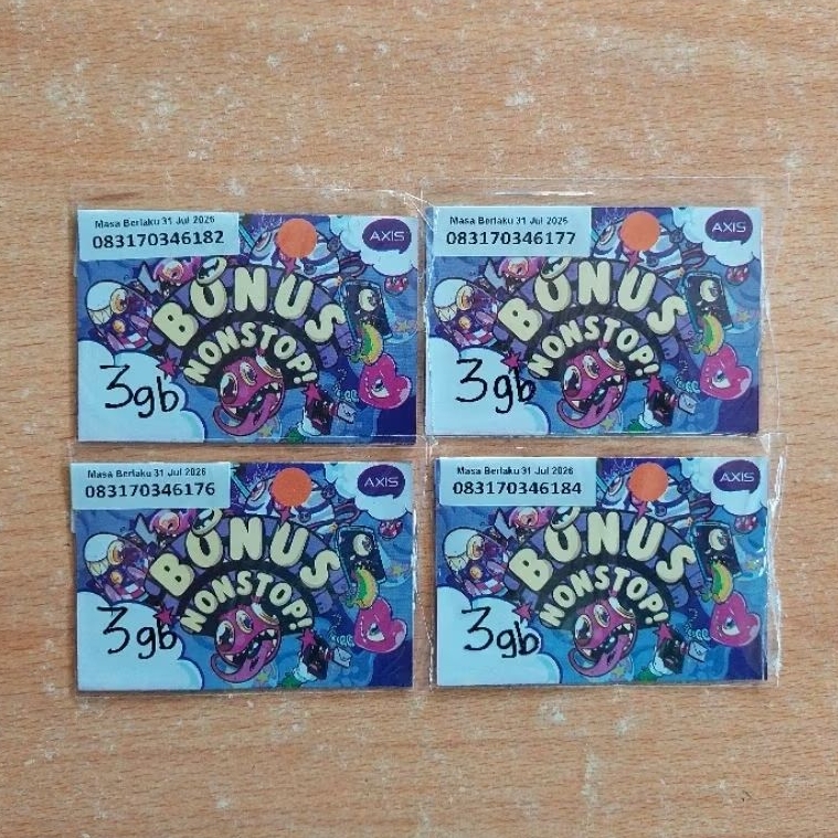 KARTU PERDANA AXIS 3GB NASIONAL