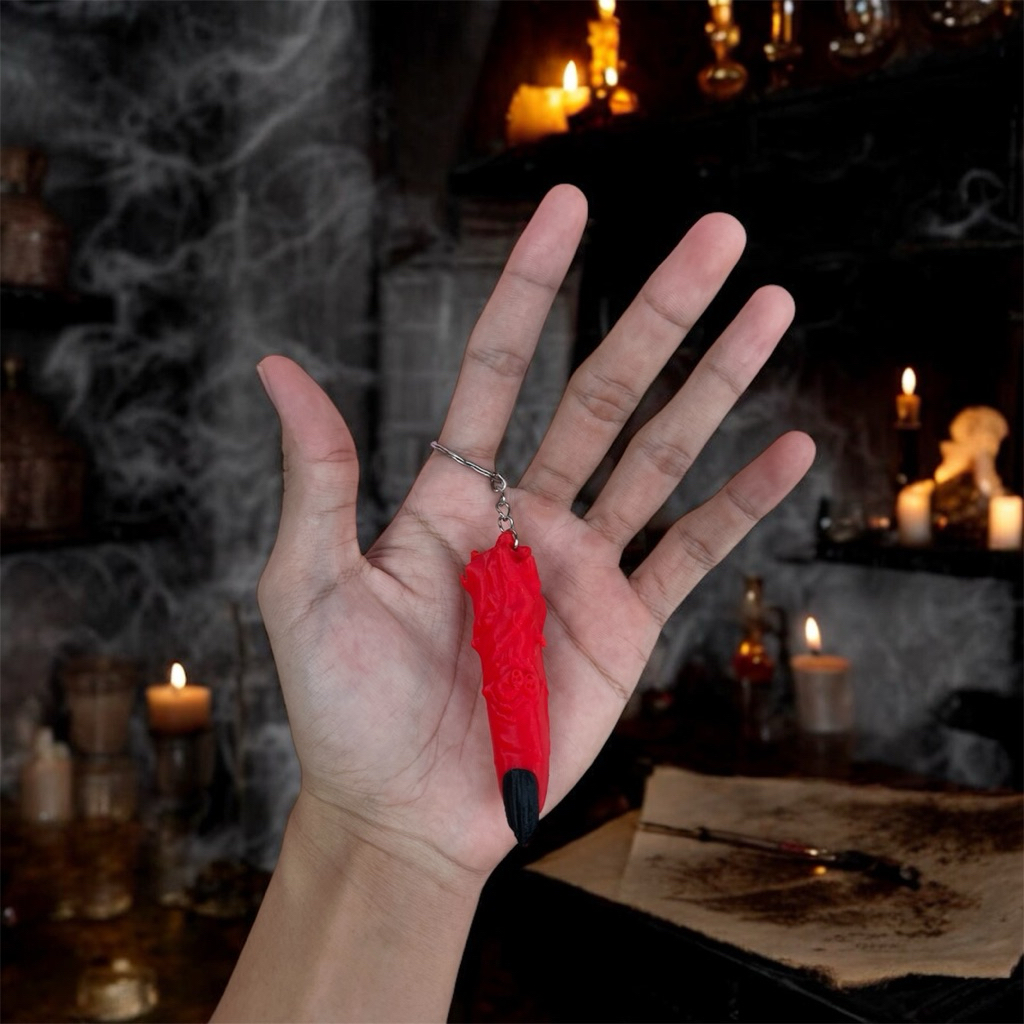 Gantungan Kunci Jari Sukuna Jujutsu Kaisen 3D Print - Aksesoris Anime Ryomen Sukuna Finger