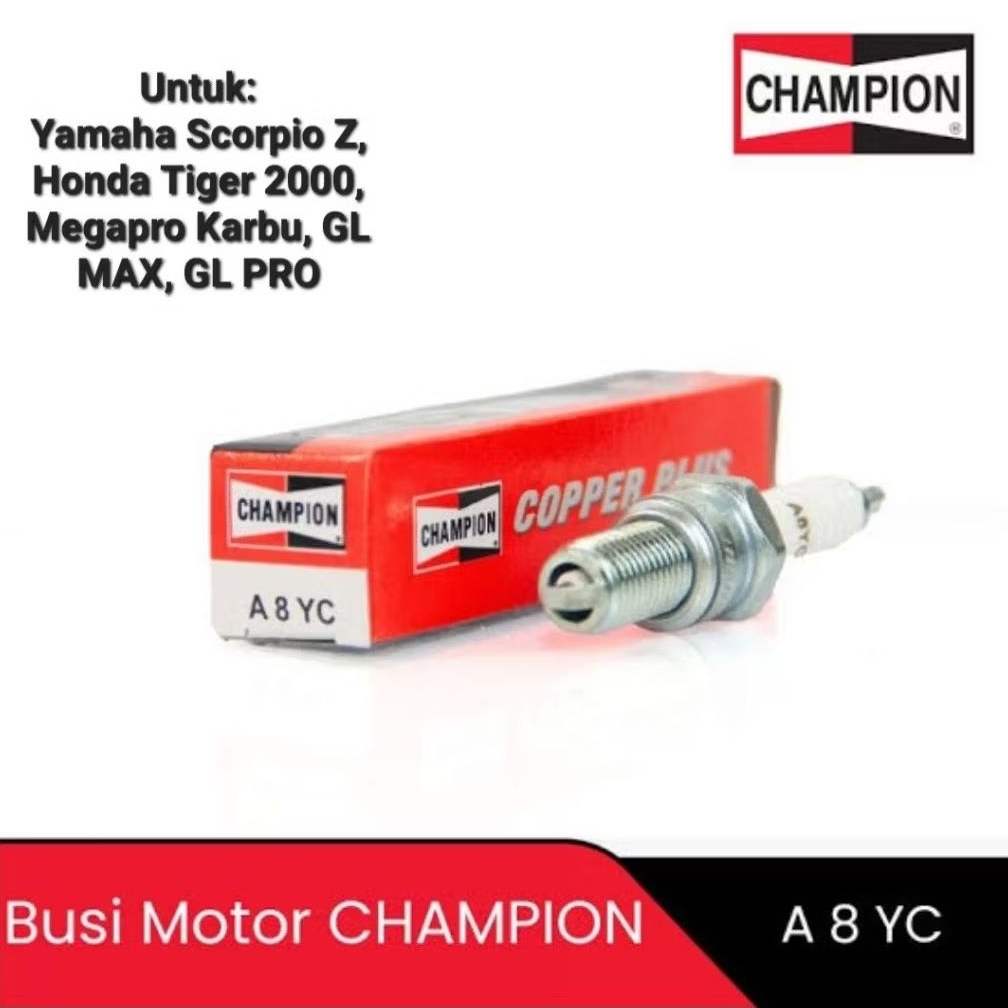 Busi Champion A8YC Busi GL PRO Tiger CB Scorpio Thunder Original Champion