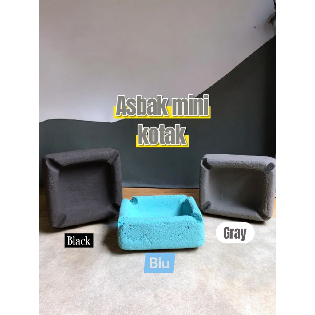 Asbak Kotak Mini/Asbak kotak Minimalis