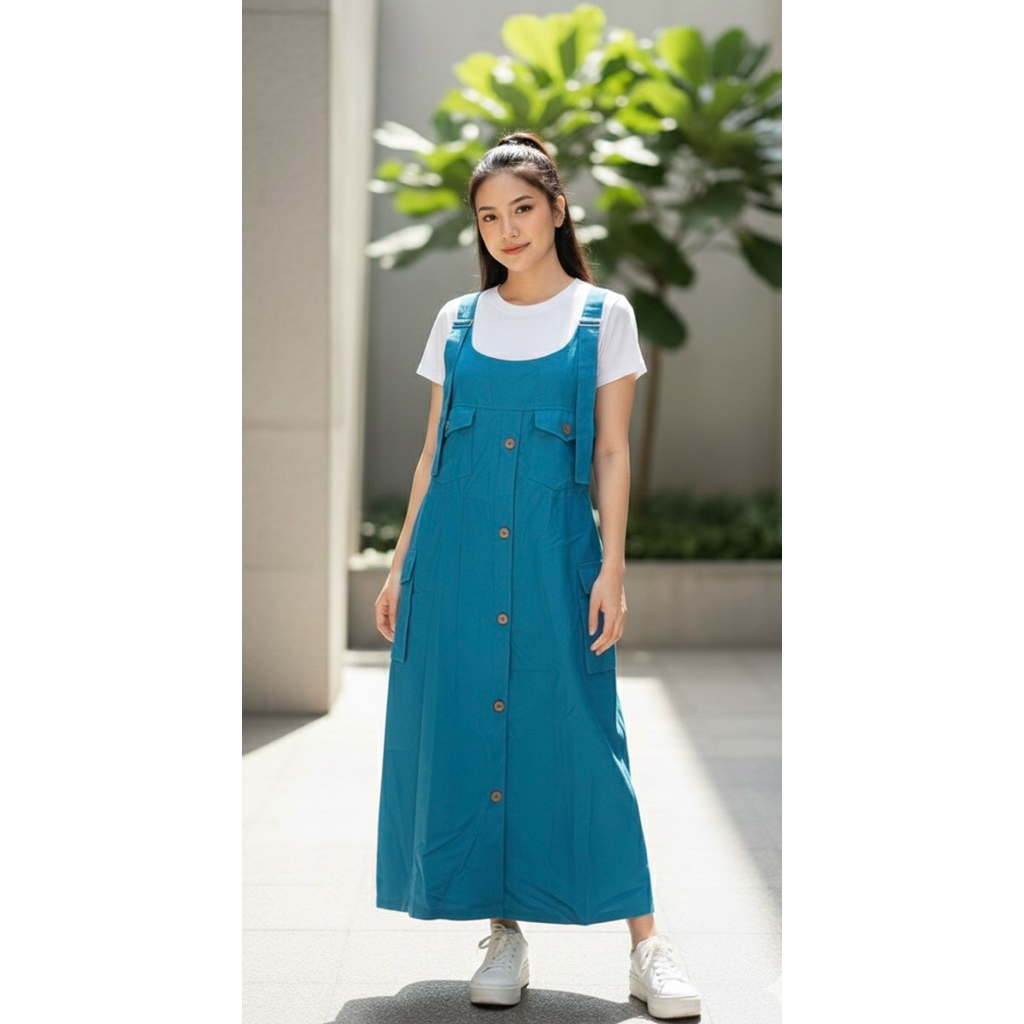 Overall Rok Wanita Baju Kodok Tosca