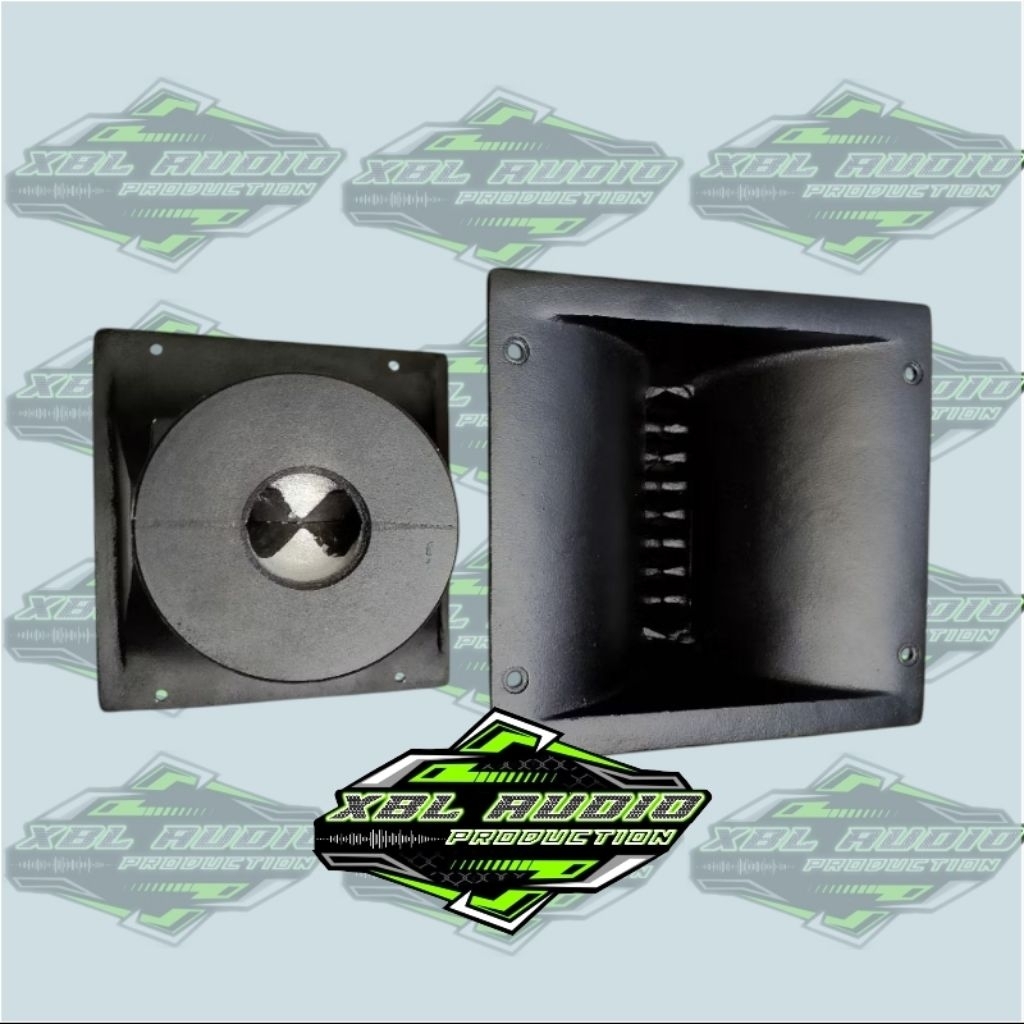 Horn/corong Tweeter harmoni/army singgel 16 × 17 drat diral aluminium cor