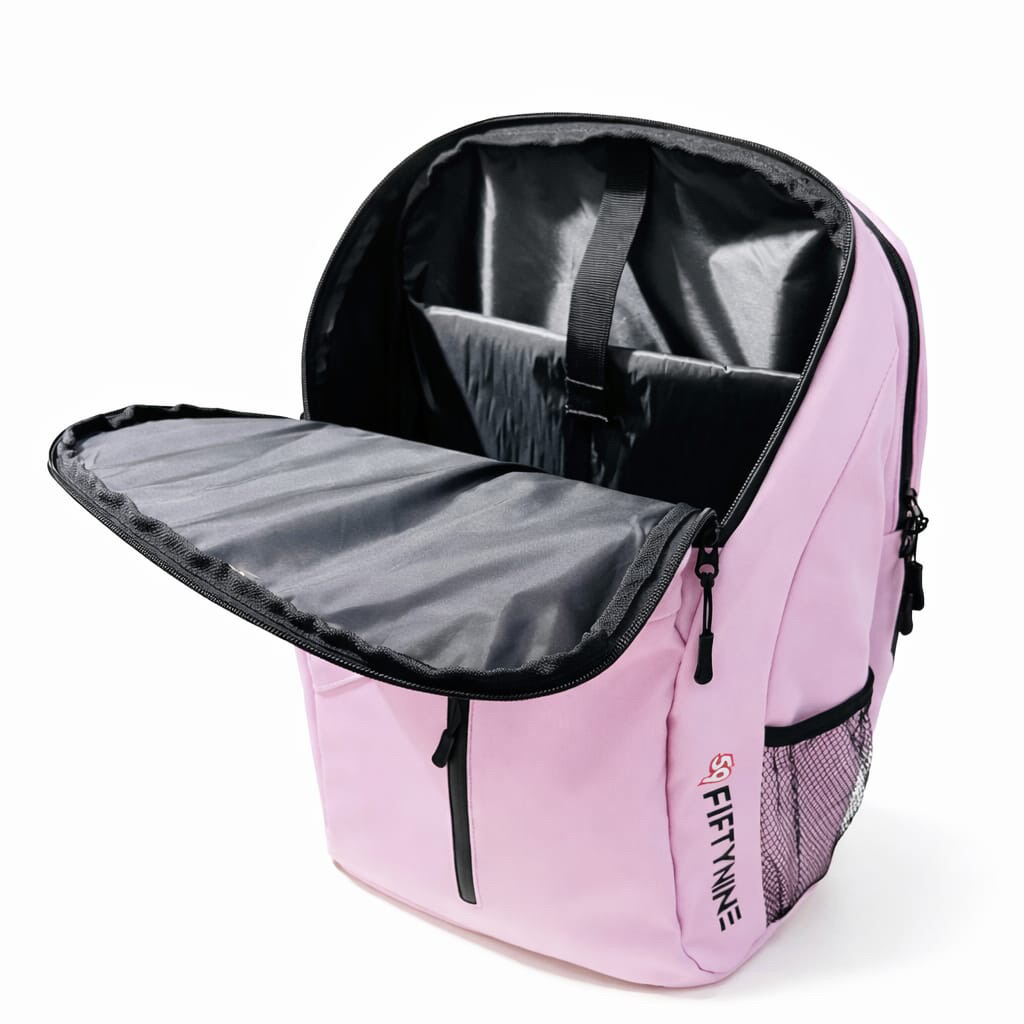 FIFTYNINE BLACKPURPLE tas ransel olahraga wanita ungu lilac anti air