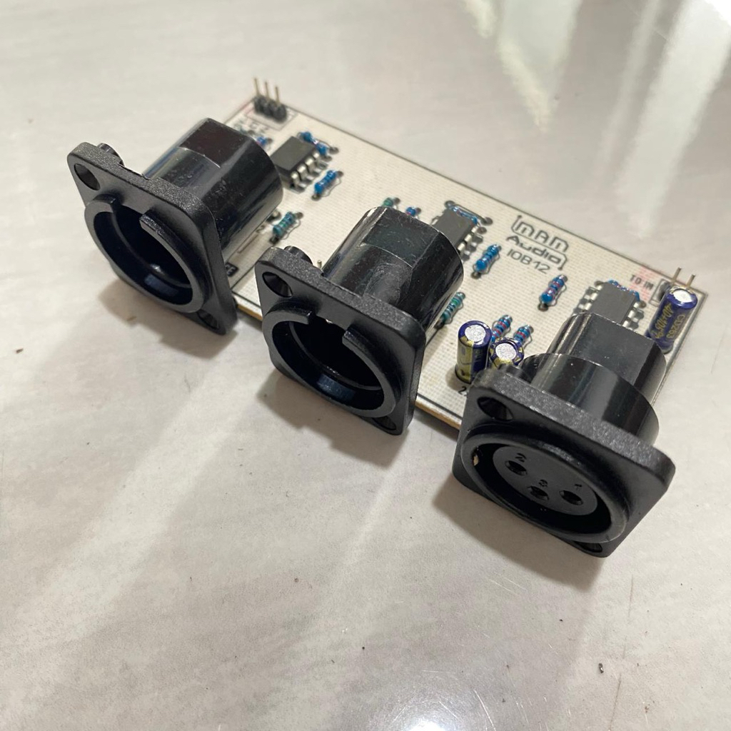 Kit Audio Distributor 1 Input 2 Output Balance MAM IOB 12 Crossover