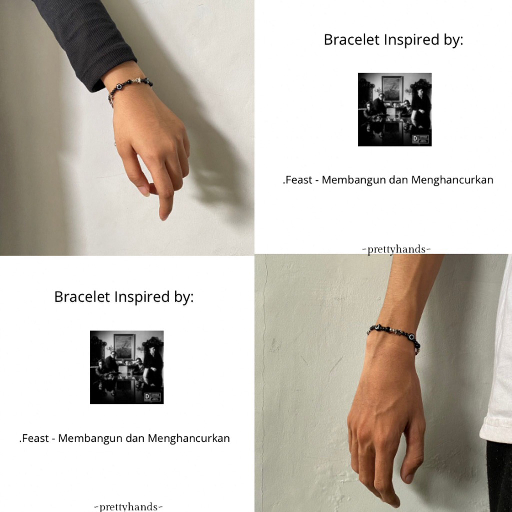 Gelang Hindia - Feast [1PCS] Gelang Feast Rantai Stainless (anti karat) by prettyhands | Gelang Albu