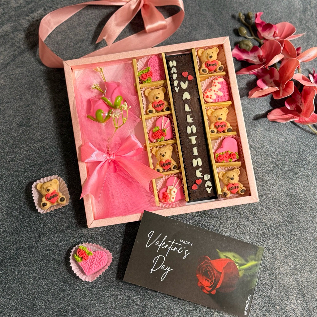 coklat valentine, kado valentine, hampers valentine, coklat nama