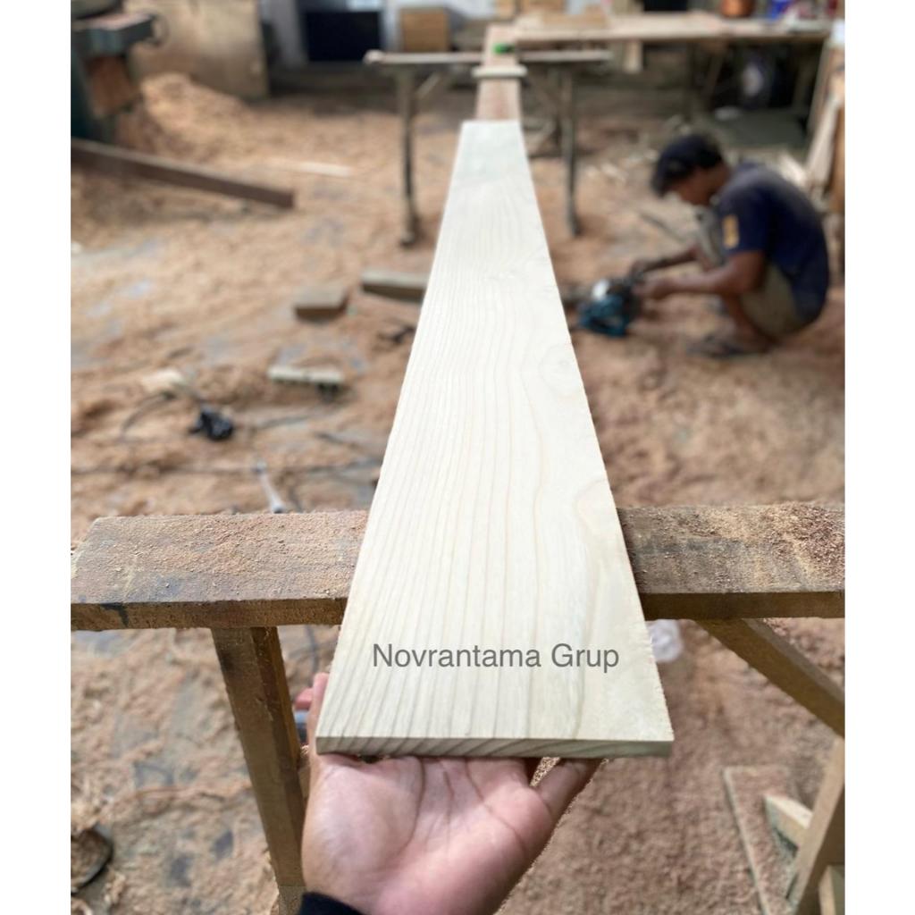 Papan Kayu Sungkai Tanpa Sambungan Lebar 15cm / Papan Kayu Sungkai 1x15x200cm