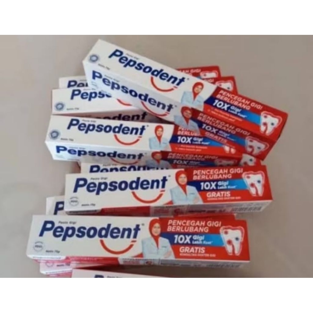 Pepsodent 75 gram pencegah gigi berlubang / pasta gigi pepsodent 75 gram