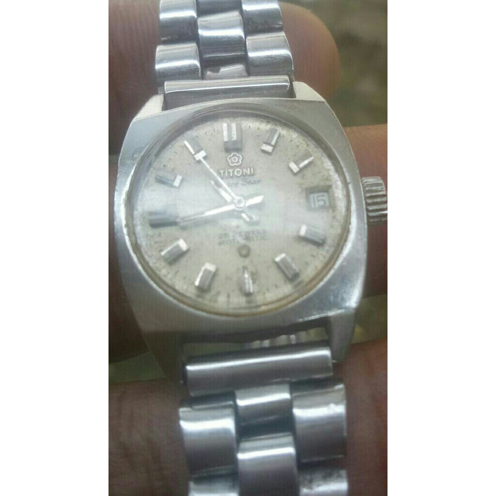 Vintage Titoni Space Star Automatic Ladies Swiss Made Original