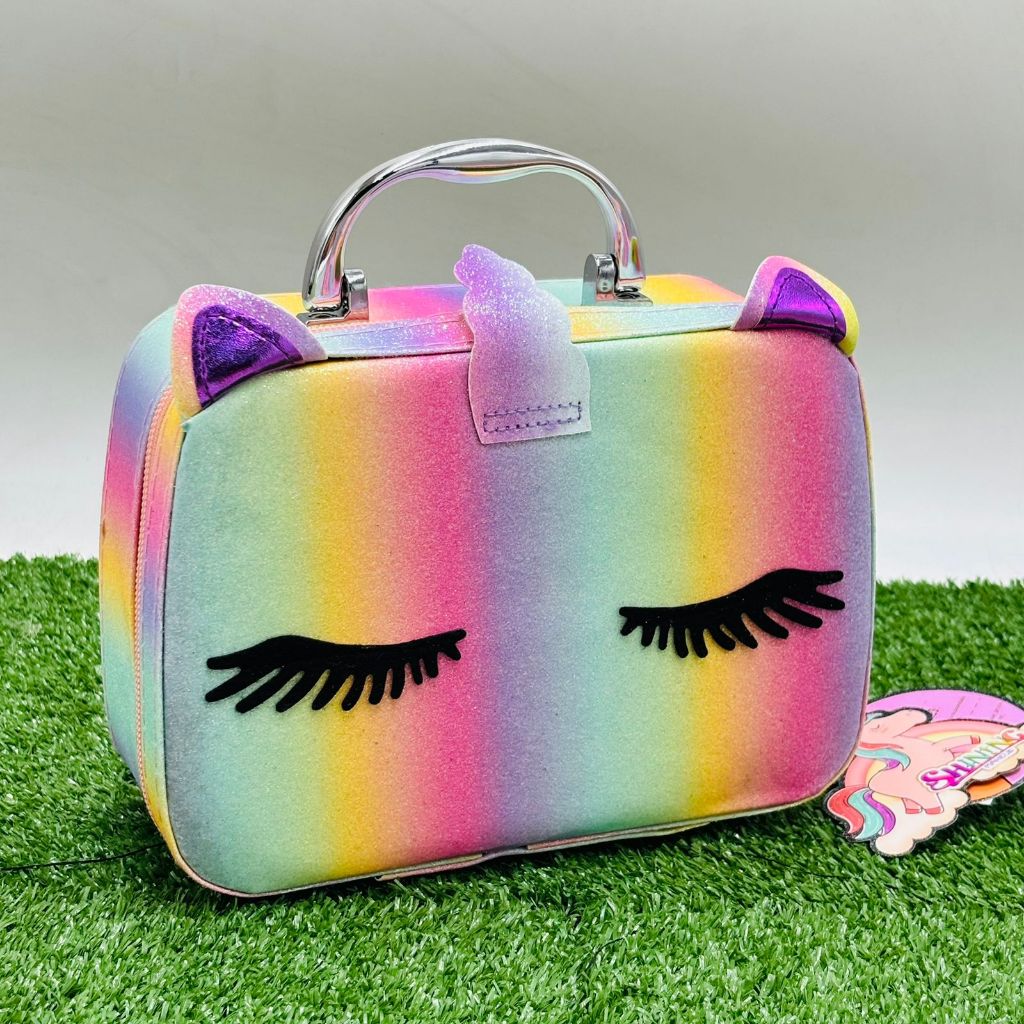 Mainan Makeup Anak Tas Koper Kosmetik Unicorn