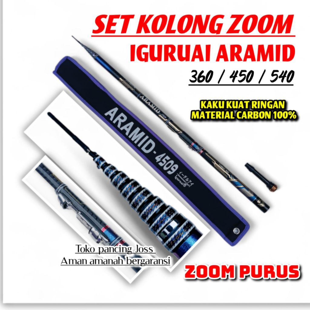 TEGEK KOLONG IGURUAI ARAMID 450 Sudah seting zoom purus