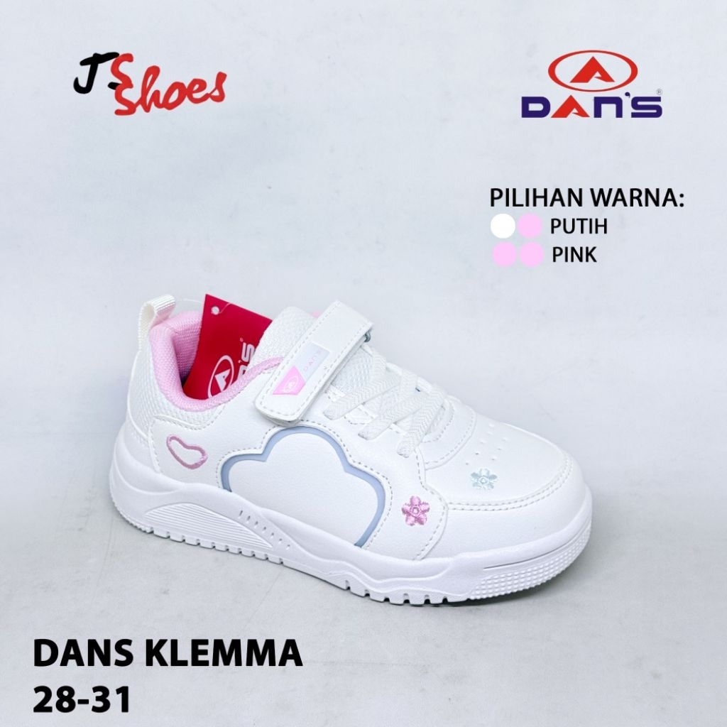 DANS KLEMMA - SEPATU SNEAKERS ANAK CEWEK MERK DANS ORIGINAL