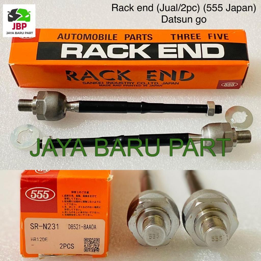 RACK END LONG TIE ROD NISSAN DATSUN GO 555 JAPAN ORIGINAL 1SET