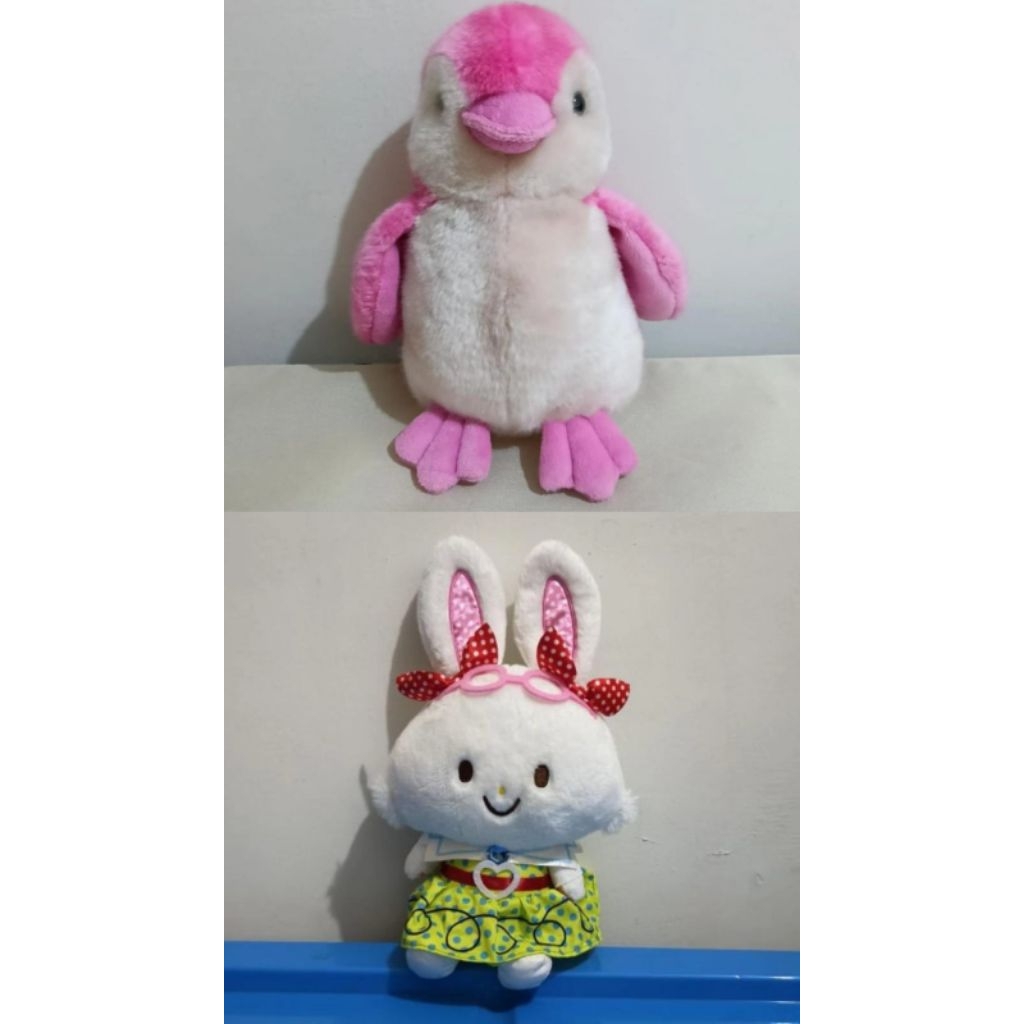 Boneka bundling pinguin dan wish me mell preloved