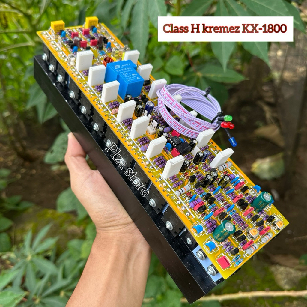 Driver class H kremez Kx1800 2U 30cm Fullset cloning power built up Crest Audio tinggal colok Psu Ki