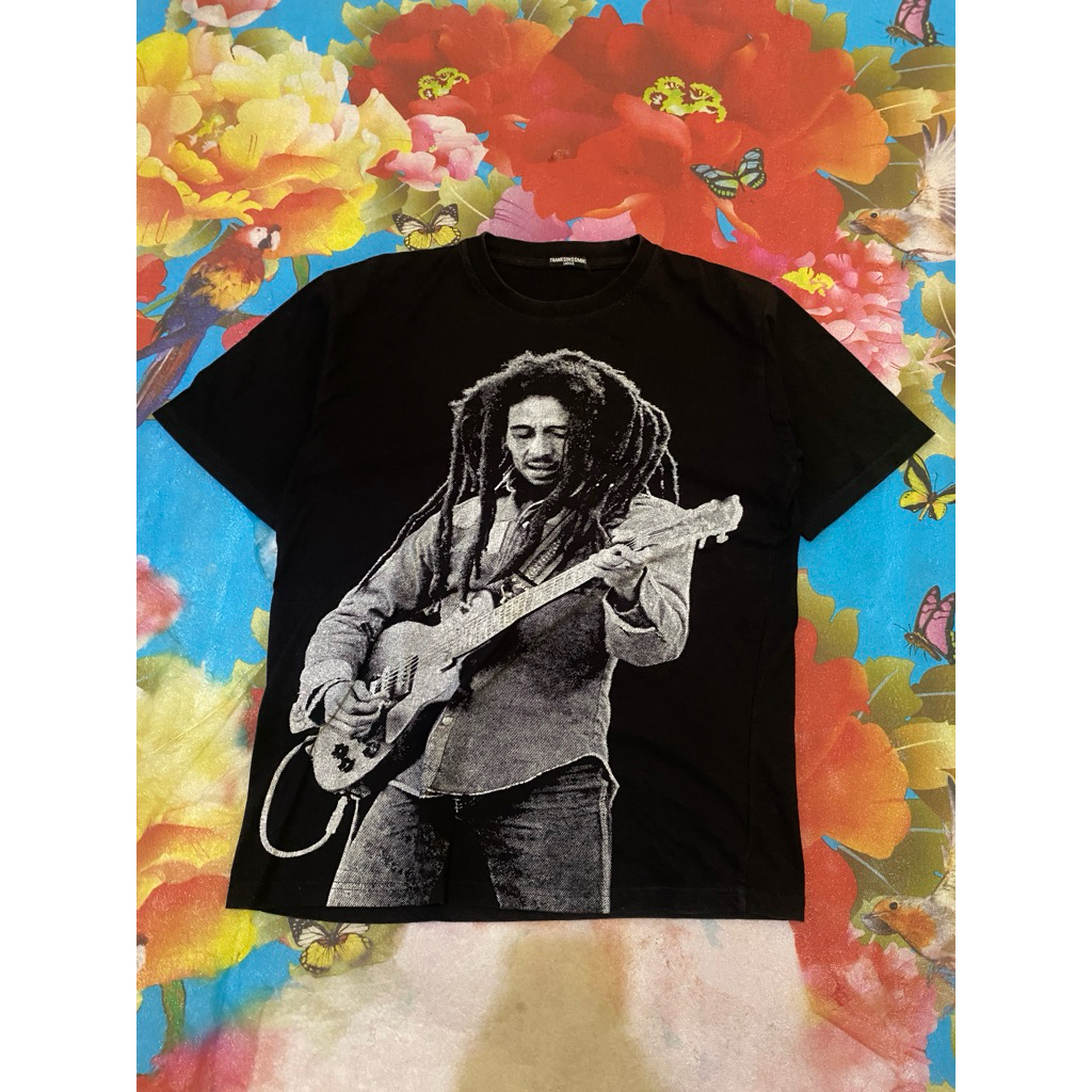T-SHIRT BOB MARLEY BLACK THANKSINSOMNIA