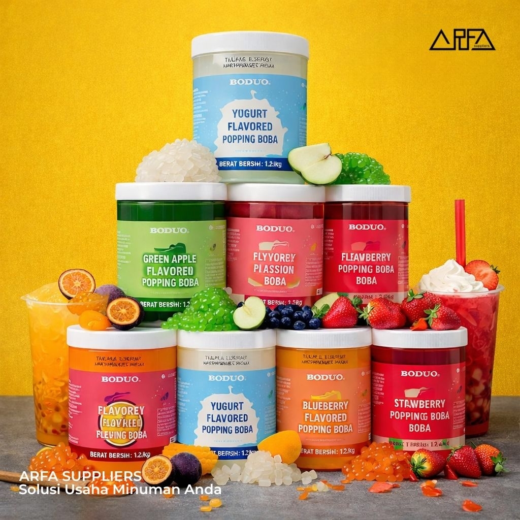 Boduo Popping Boba Meletus Rasa Buah