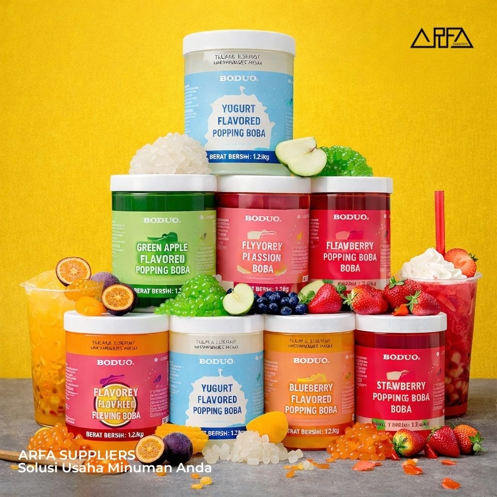 Boduo Popping Boba Meletus Rasa Buah