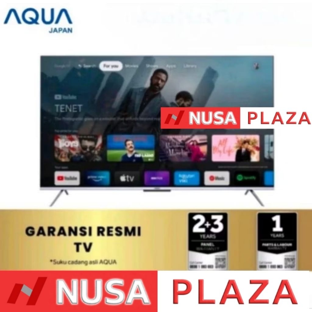 TV AQUA 55 INCH AQT55P750UX HQLED GOOLE TV ANDROID (KHUSUS MEDAN)