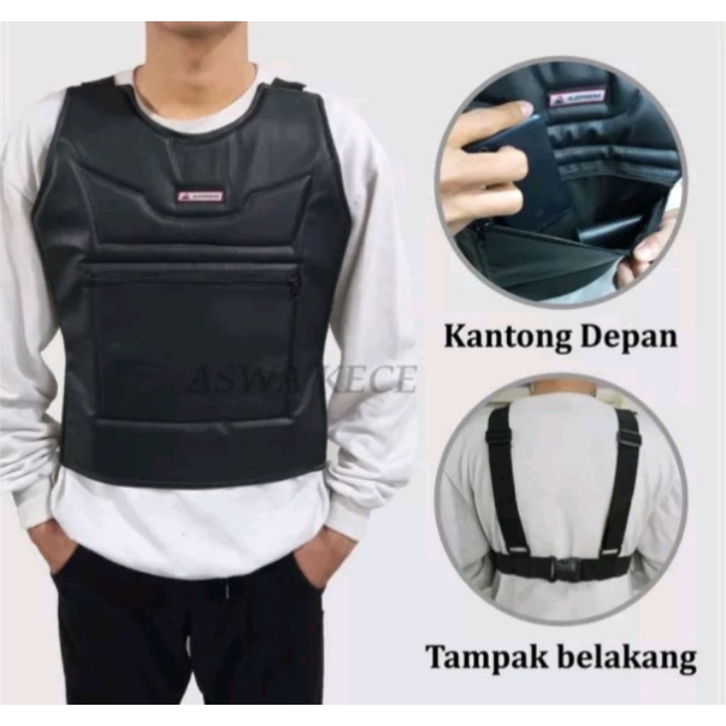 Rompi Motor , Tas Dada , Pakaian Touring , Jaket Motor