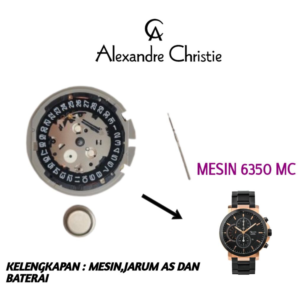 Mesin Alexandre Christie original 6350 MC