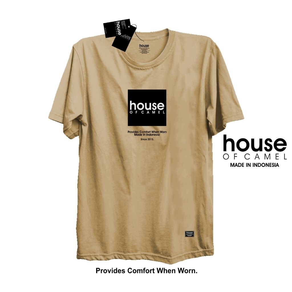 Kaos Distro Original Pria Wanita (Unisex) | HOC-0001 | By. HOUSE OF CAMEL