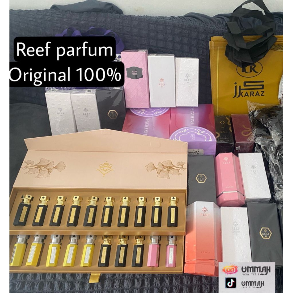 (READY STOCK) REEF PARFUM 33,11,19,OBAYA, 31,42,46 MINI SIZE 15ML DAN FULL SIZE 100ml ORI 100%