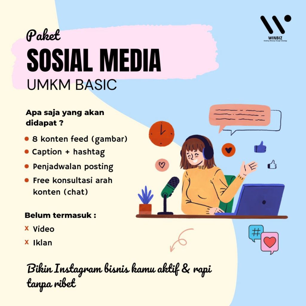Jasa Kelola Instagram UMKM | Konten dan Caption