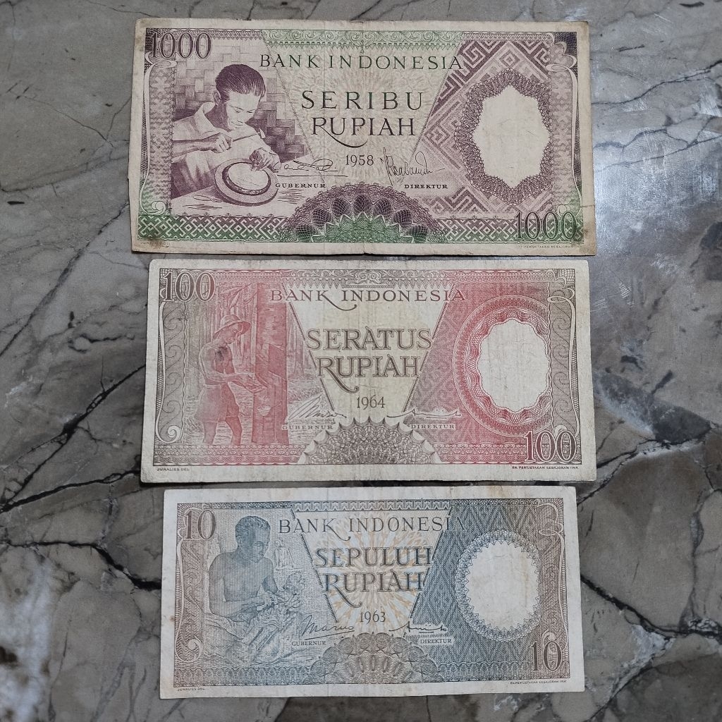 uang kuno murah paket Borongan seri pekerja