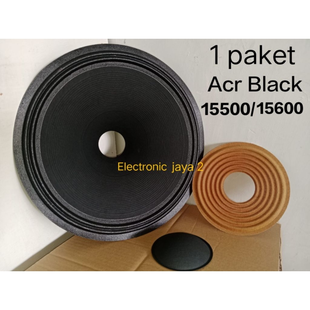 Daun kertas Damper Speaker Acr black 15500_15600