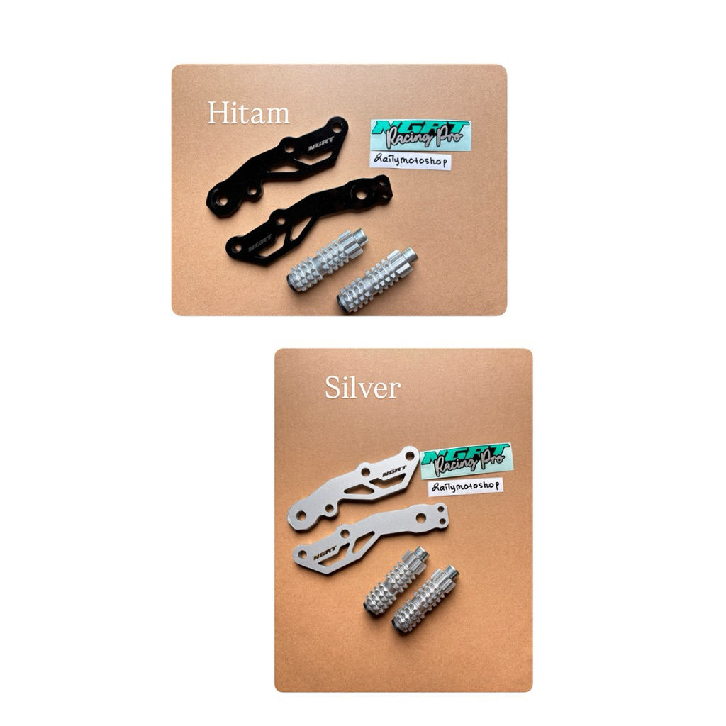 Step Belakang Model Plat Besi NGRT Satria Fu Satria Fu Fi Passenger Footrest Original NGRT