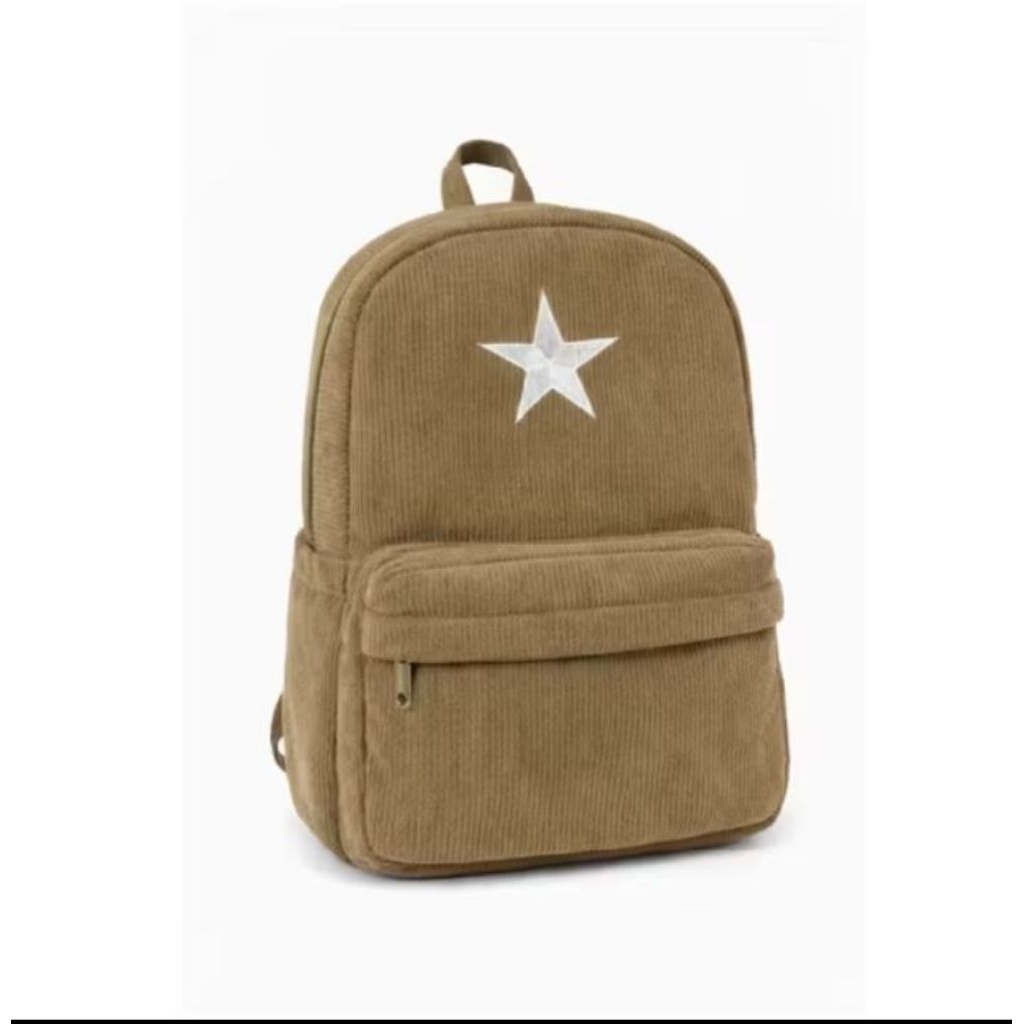 tas ransel Corduroy bintang backpack corduroy.ransel fashion