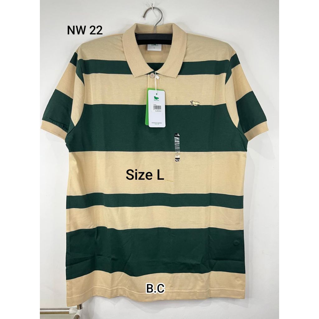 Kaos Polo walrus / kaos berkerah Size L (LD:110-112cm)