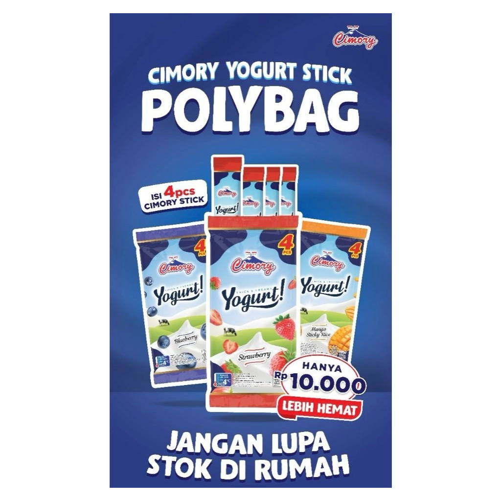 Cimory Yogurt Stick 40g Kids Pack isi 4 pcs | HARGA GROSIR
