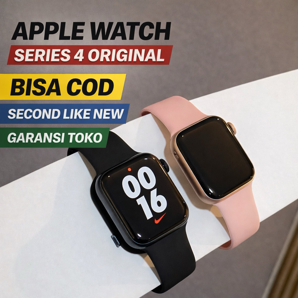 Apple Watch Series 4 GPS 40mm / 44mm Original iWatch Seri 5 40mm / 44mm Second Mulus COD apple watch