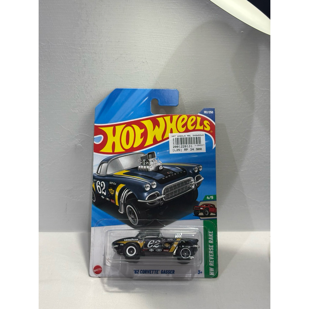 Hotwheels STH ( super treasure hunt ) 62 Corvette Gasser + Protector