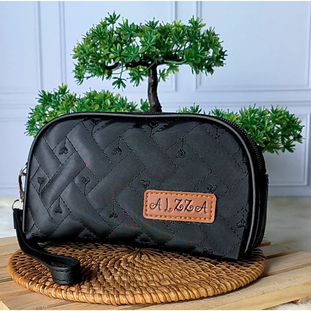 Khanza1 Clutch - DOMPET POUCH WANITA 2 REST 2 RUANG / DOMPET HP / DOMPET KOIN & KARTU