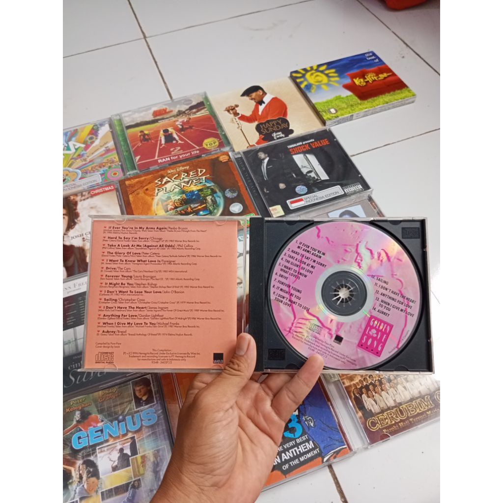 KASET CD GOLDEN LOVE SONG