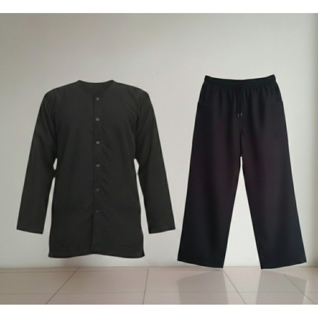 Setelan Baju Pangsi Celana Komprang,Baju Silat Adat Istiadat ,Baju Sunda Betawi  Banten Baju Tradisi