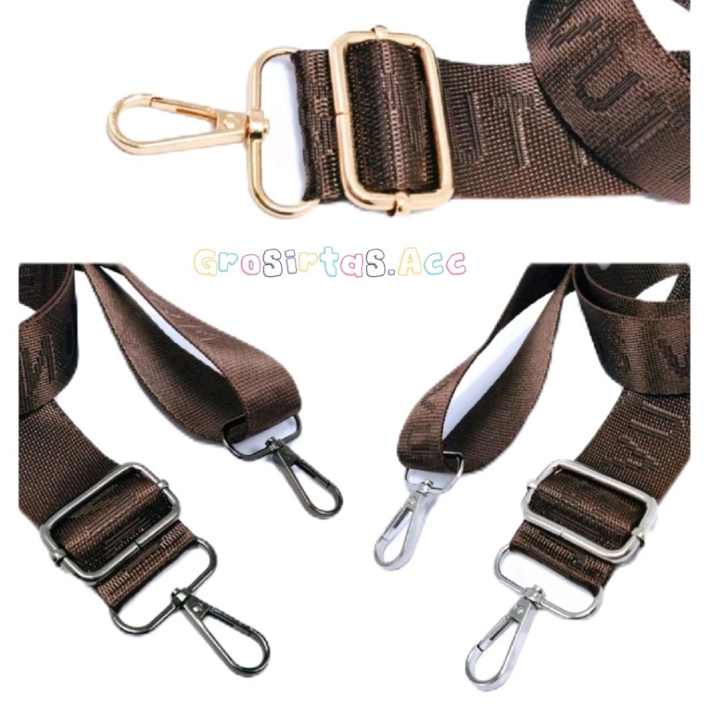 Strapbag Tali tas Poliester Livie lebar 4 cm Strapbag pengganti tali tas Rusak